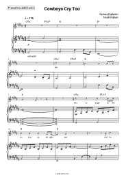Sheet music, chords Kelsea Ballerini, Noah Kahan - Cowboys Cry Too