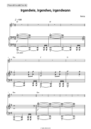 Sheet music, chords Nena - Irgendwie, irgendwo, irgendwann