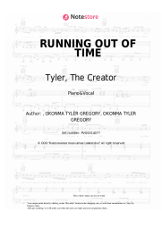 undefined Tyler, The Creator - RUNNING OUT OF TIME