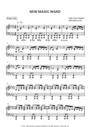 Sheet music, chords Tyler, The Creator - NEW MAGIC WAND