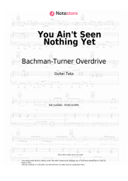 undefined Bachman-Turner Overdrive - You Ain't Seen Nothing Yet