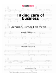 undefined Bachman-Turner Overdrive - Taking care of business