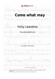 undefined Vicky Leandros - Come what may