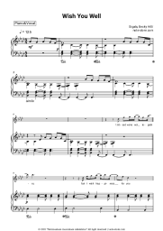 Sheet music, chords Sigala, Becky Hill - Wish You Well