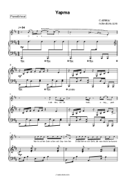 Sheet music, chords C ARMA - Yapma