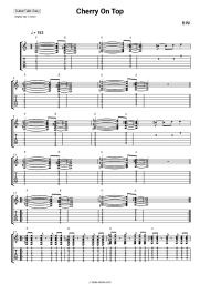 Sheet music, chords BINI - Cherry On Top