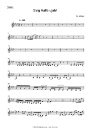 Sheet music, chords Dr. Alban - Sing Hallelujah!