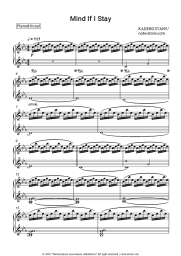 Sheet music, chords Kadebostany - Mind If I Stay