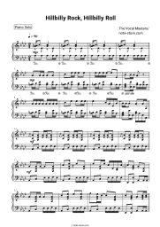 Sheet music, chords The Woolpackers - Hillbilly Rock, Hillbilly Roll