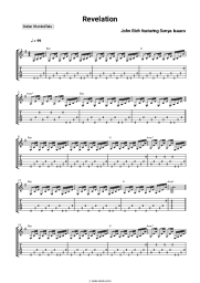 Sheet music, chords John Rich, Sonya Isaacs - Revelation