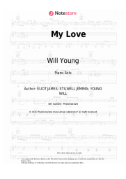Sheet music, chords Will Young - My Love