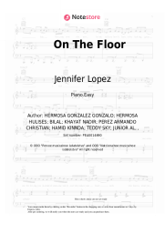 Sheet music, chords Jennifer Lopez, Pitbull - On The Floor