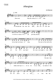 undefined Ed Sheeran - Afterglow