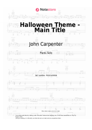 undefined John Carpenter - Halloween Theme - Main Title