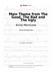 Sheet music, chords Ennio Morricone - Main Theme from The Good, The Bad and The Ugly