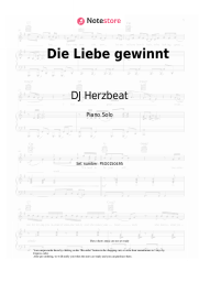 Sheet music, chords DJ Herzbeat, Neonlicht - Die Liebe gewinnt