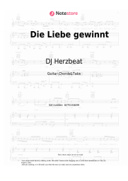 Sheet music, chords DJ Herzbeat, Neonlicht - Die Liebe gewinnt