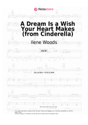 Sheet music, chords Ilene Woods -  A Dream Is a Wish Your Heart Makes (from Cinderella)