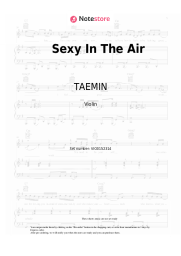 Sheet music, chords TAEMIN - Sexy In The Air