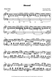 Sheet music, chords Thomas Rhett - Blessed