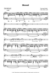 Sheet music, chords Thomas Rhett - Blessed