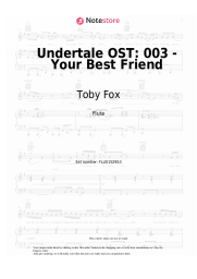 undefined Toby Fox - Undertale OST: 003 - Your Best Friend