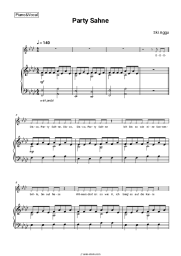 Sheet music, chords Ski Aggu, Endzone, Ericson - Party Sahne