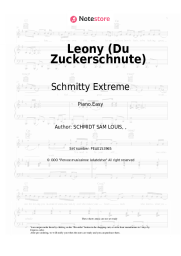 Sheet music, chords Schmitty Extreme, Thekensportlerz, Ikke Huftgold - Leony (Du Zuckerschnute)
