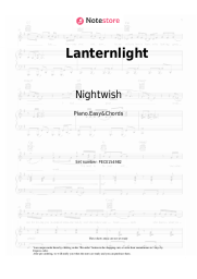 Sheet music, chords Nightwish - Lanternlight