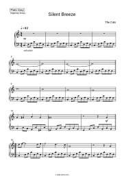 Sheet music, chords The Cats - Silent Breeze