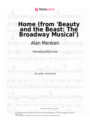 undefined Alan Menken - Home (from 'Beauty and the Beast: The  Musical')