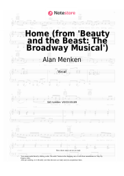 undefined Alan Menken - Home (from 'Beauty and the Beast: The  Musical')