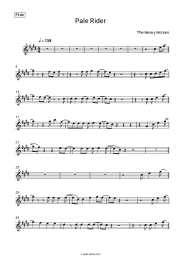 Sheet music, chords The Heavy Horses - Pale Rider