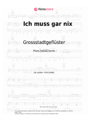 undefined Grossstadtgeflüster - Ich muss gar nix