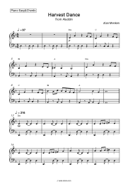 Sheet music, chords Alan Menken - Harvest Dance (From Aladdin)