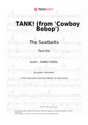 Sheet music, chords The Seatbelts - TANK! (from 'Cowboy Bebop')
