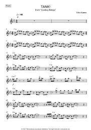 Sheet music, chords The Seatbelts - TANK! (from 'Cowboy Bebop')