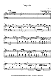 Sheet music, chords Luis Fonsi, Daddy Yankee - Despacito