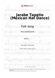 Sheet music, chords Folk song - Jarabe Tapatío (Mexican Hat Dance)