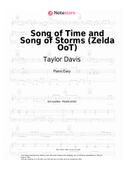 Sheet music, chords Taylor Davis - Song of Time and Song of Storms (Zelda OoT)