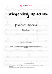 undefined Johannes Brahms - Wiegenlied, Op.49 No. 4