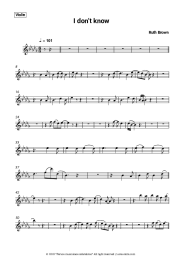 undefined Ruth Brown - I don’t know