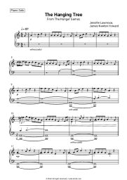 Sheet music, chords Jennifer Lawrence, James Newton Howard - The Hanging Tree (From The Hunger Games)