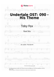 undefined Toby Fox - Undertale OST: 090 - His Theme