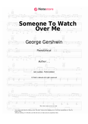 undefined George Gershwin - Someone To Watch Over Me (from the musical 'Oh, Kay!')
