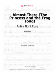 Sheet music, chords Anika Noni Rose, Randy Newman - Almost There (The Princess and the Frog song)