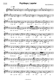 undefined Sara Qədimova - Pıçıldaşın, Ləpələr