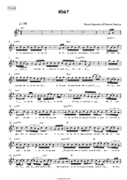 Sheet music, chords Rauw Alejandro, Romeo Santos - Khé?