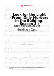 Sheet music, chords Only Murders in the Building – Cast - Look for the Light (From 'Only Murders in the Building: Season 3')