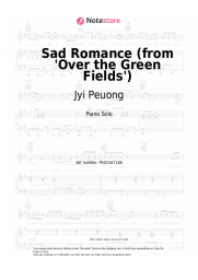 Sheet music, chords Jyi Peuong - Sad Romance (from 'Over the Green Fields')
